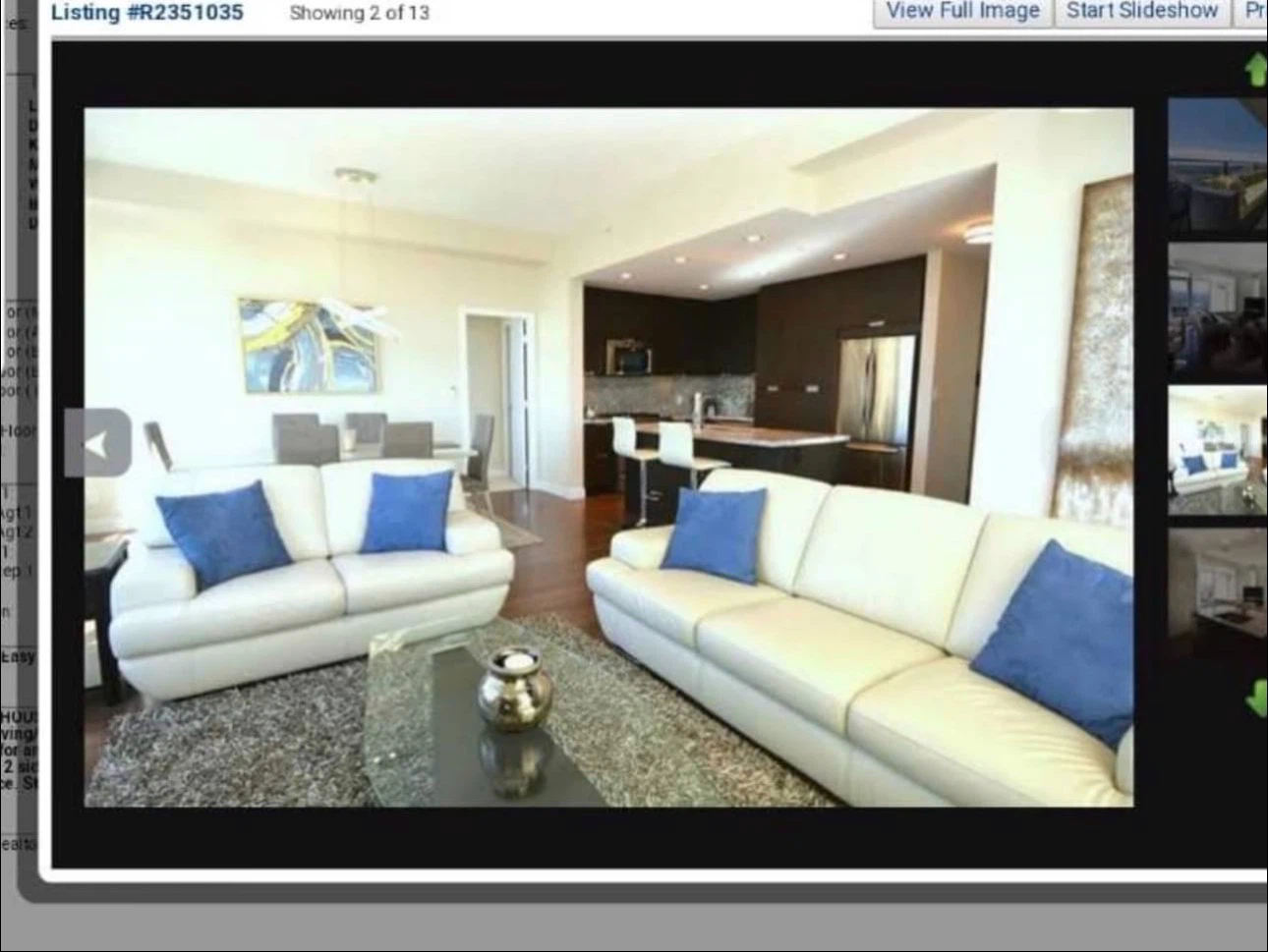 Modern cream/ivory leather couch set