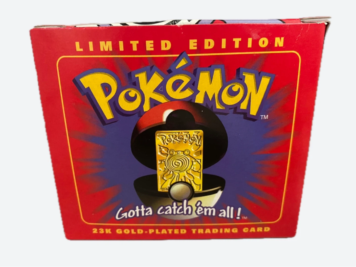 Limited Edition Pokemon SEALED 23K Gold-Plated Trading Card - photo 2