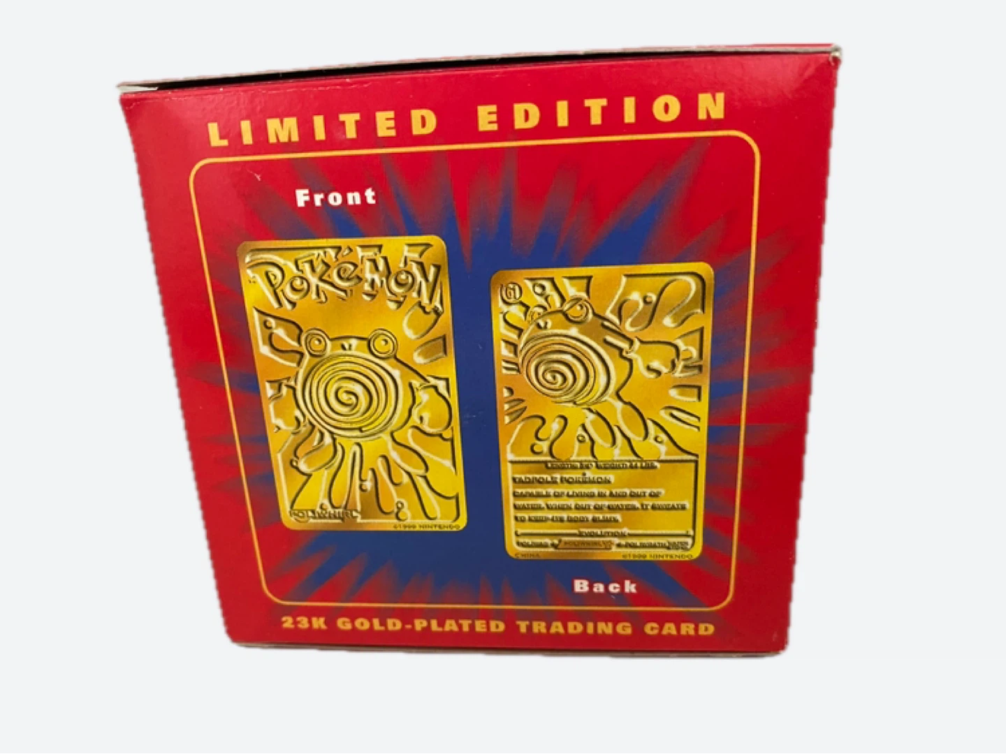 Limited Edition Pokemon SEALED 23K Gold-Plated Trading Card - photo 3