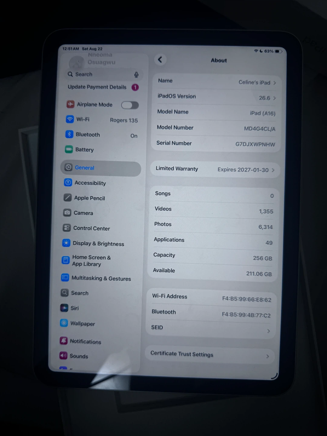 Apple iPad (A16) Wi-Fi 256GB with  magic Keyboard - photo 3