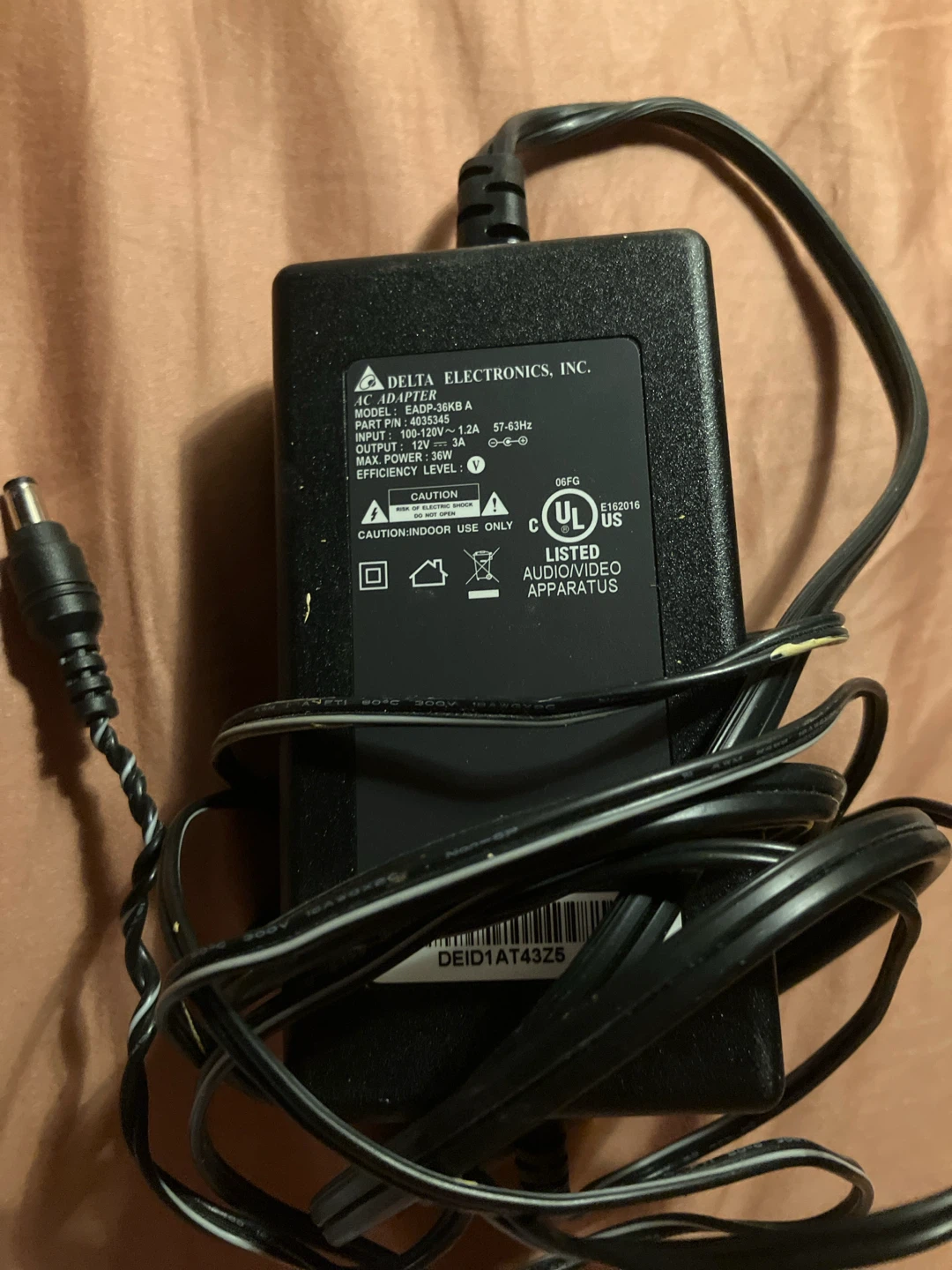 Delta Electronics AC Adapter EADP-36KB A