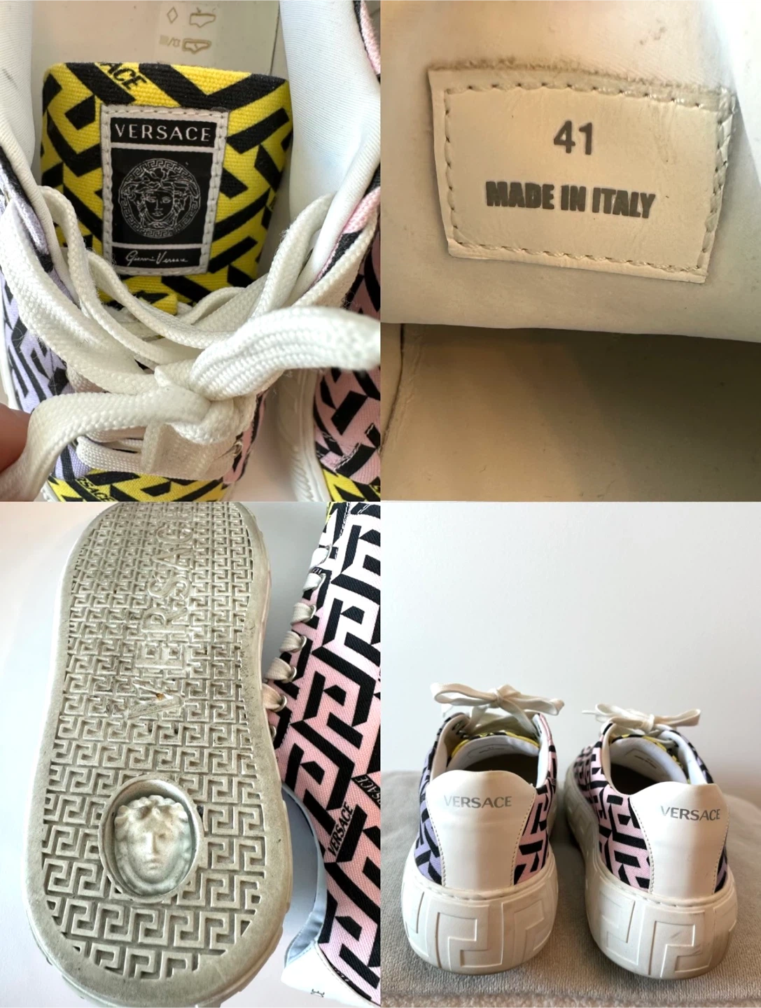 Versace La Greca Coated Canvas Sneakers-Size 41(28cm) - photo 5