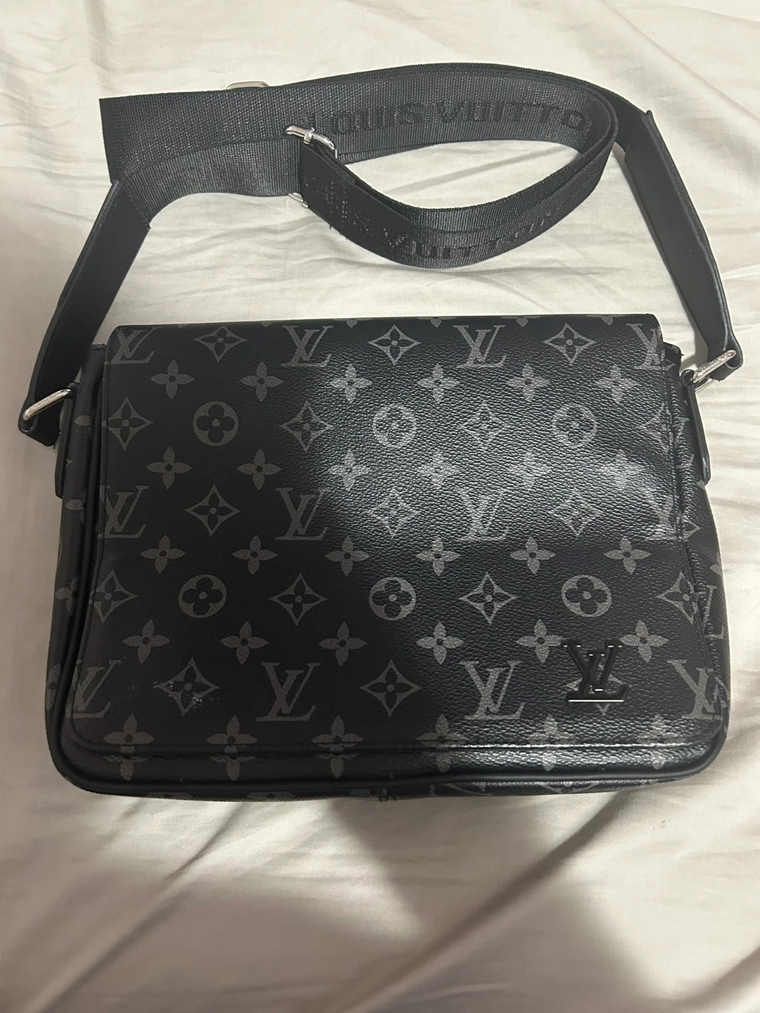 Louis Vuitton District PM Messenger Bag in Monogram Eclipse