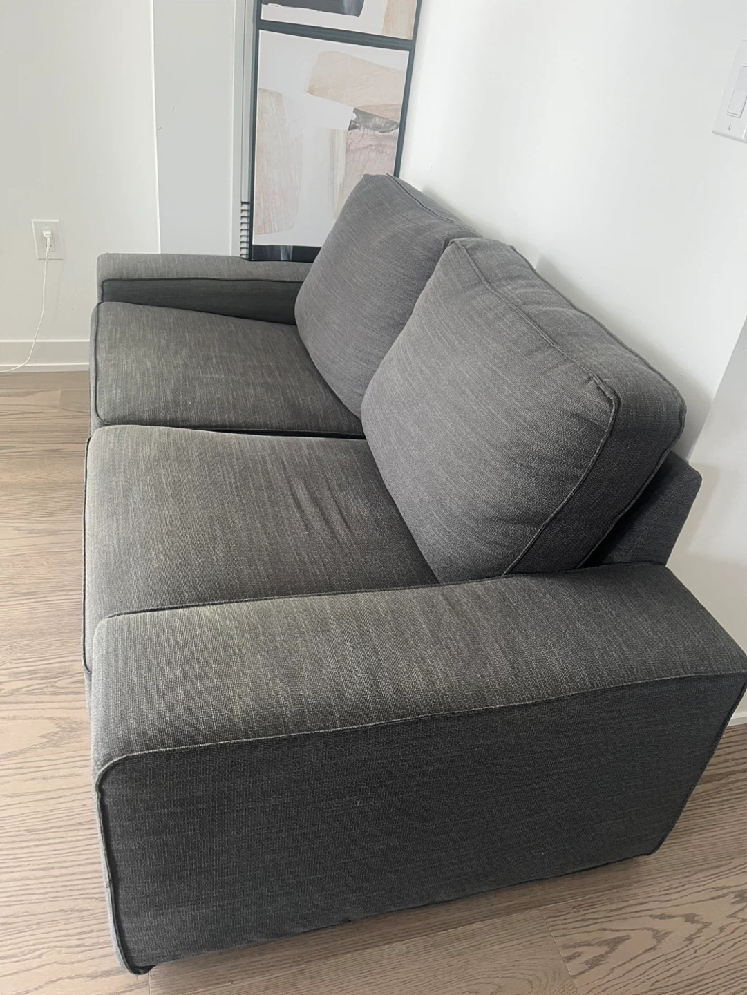 Grey 2-Seater Sofa