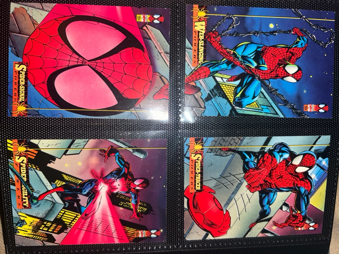 Spider-Man and Batman Binder Lot Cards - photo 3