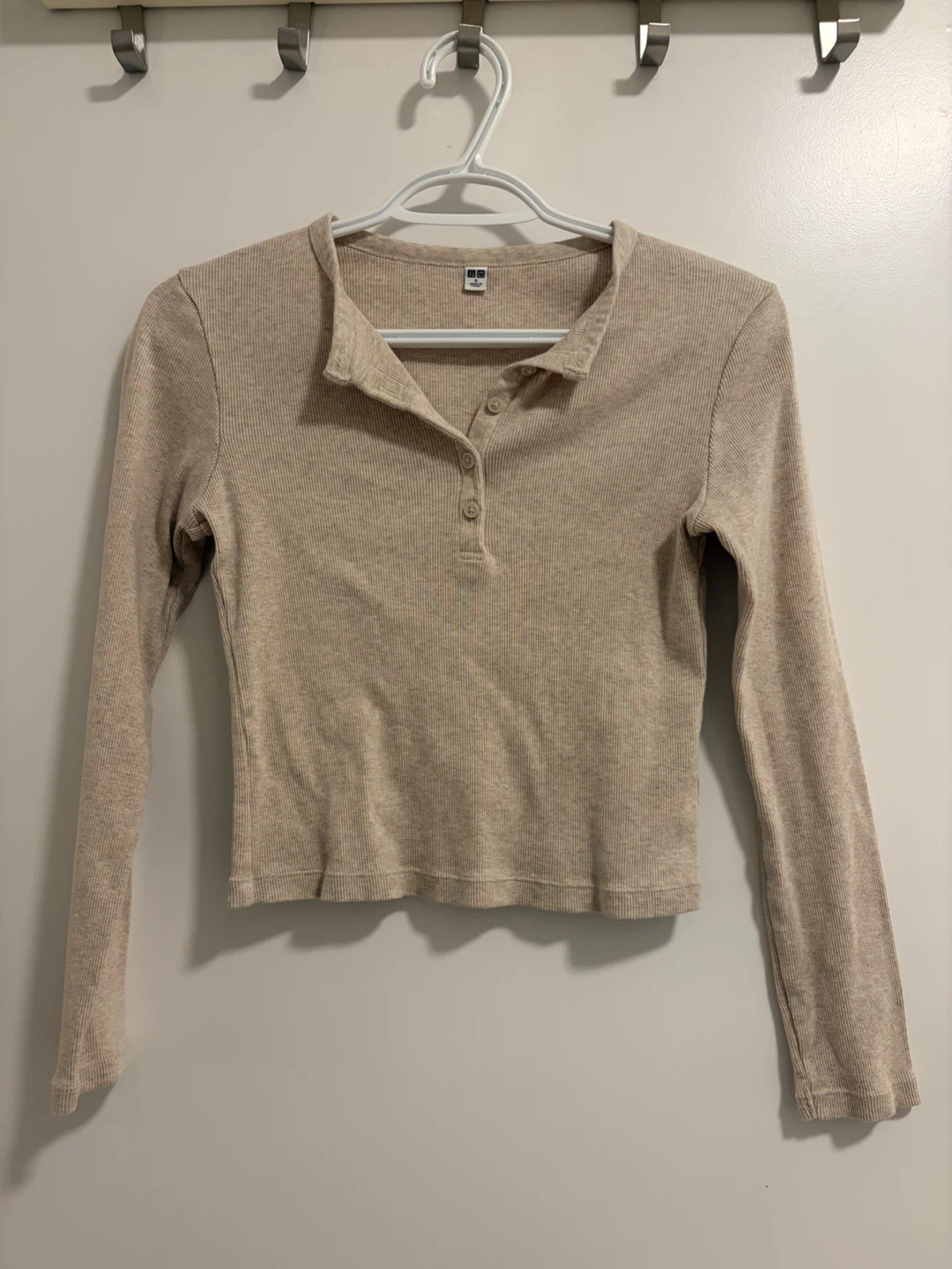 UNIQLO / Ribbed Long Sleeve Top
