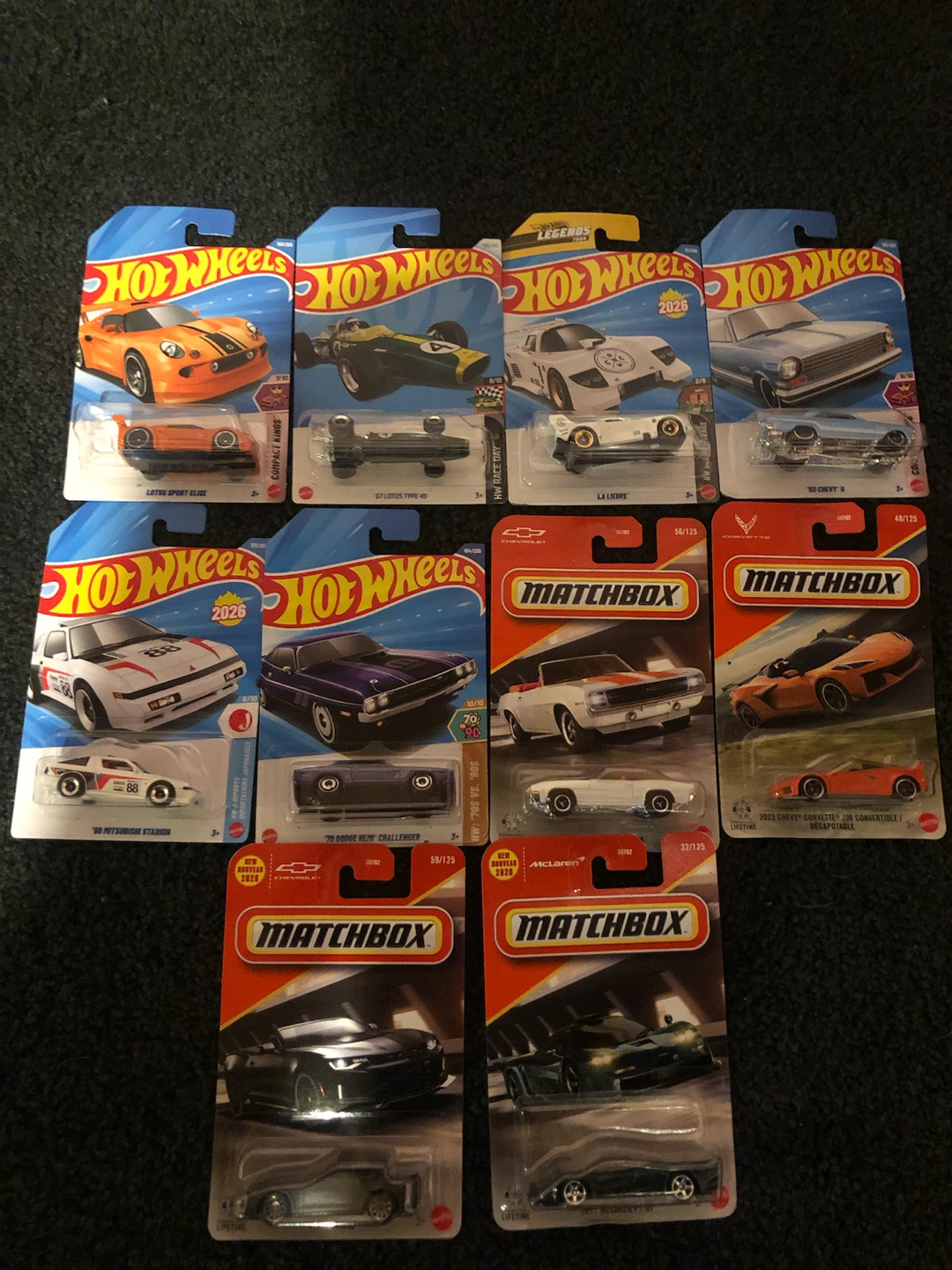 Hot Wheels and Matchbox Toy Cars - $5 Each
