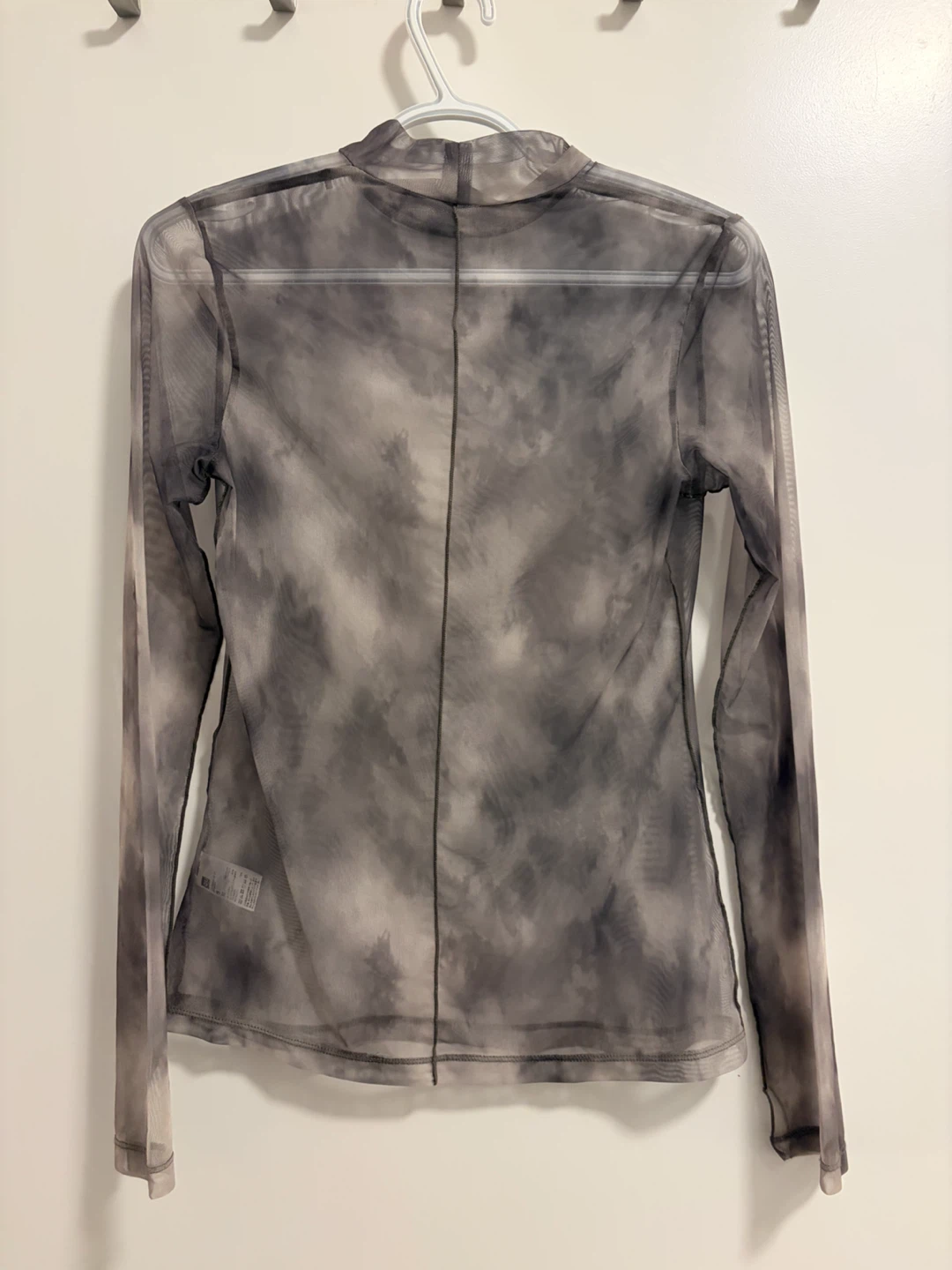 GU / Mesh Mock Neck Top - photo 2