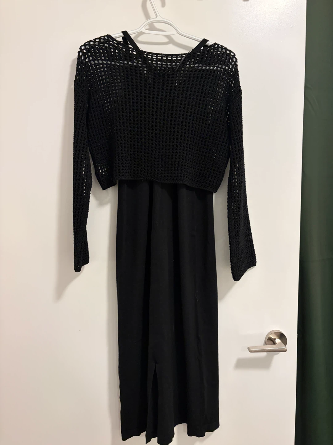 GU / Black Mesh Overlay Dress Size S - photo 2