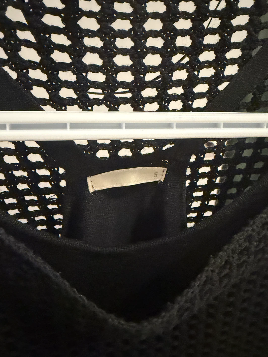 GU / Black Mesh Overlay Dress Size S - photo 3