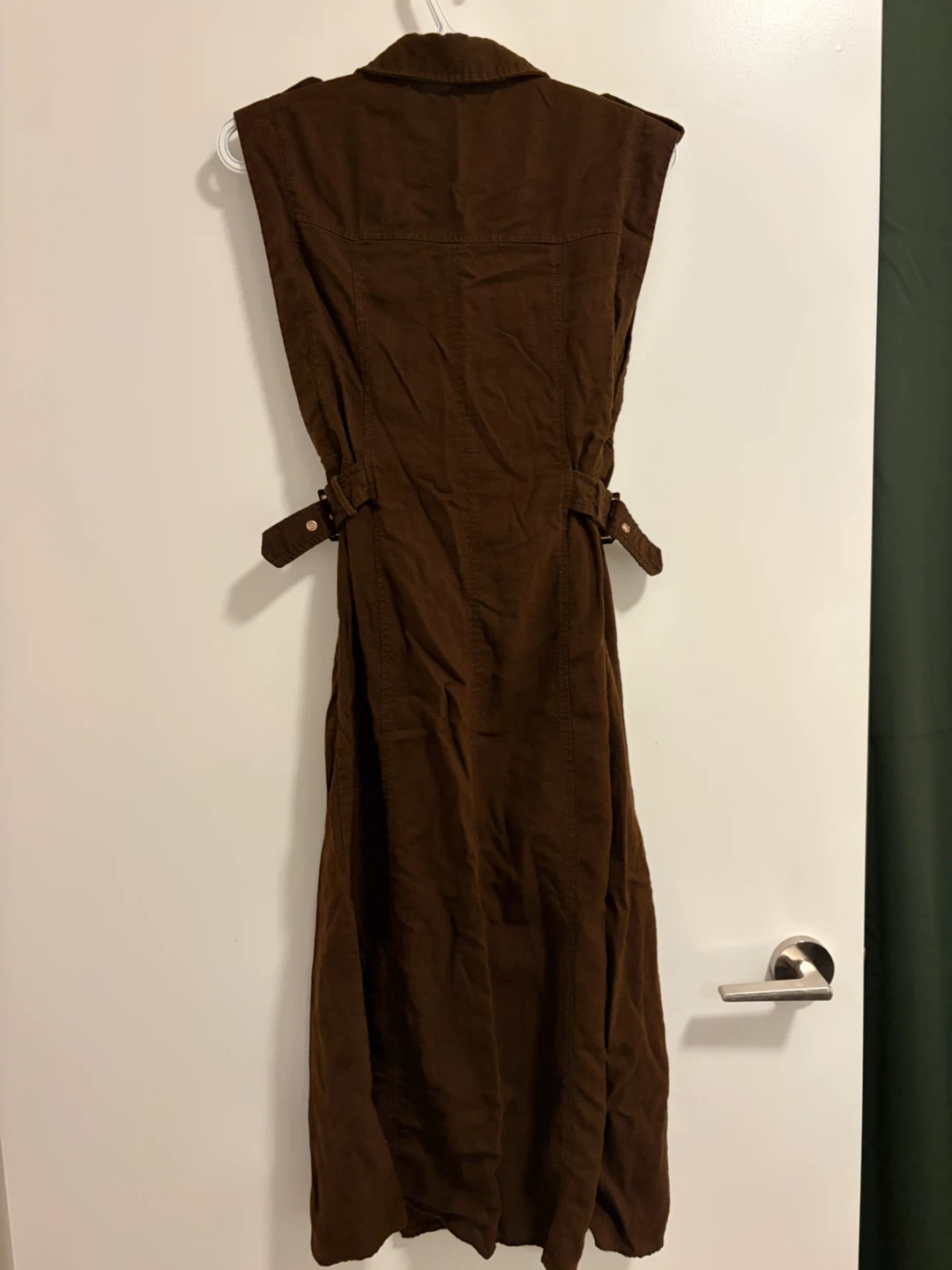 ZARA / Brown Sleeveless Midi Dress - photo 2