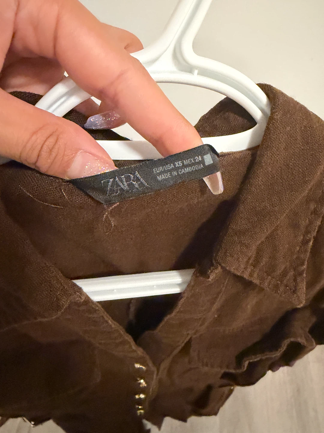 ZARA / Brown Sleeveless Midi Dress - photo 3