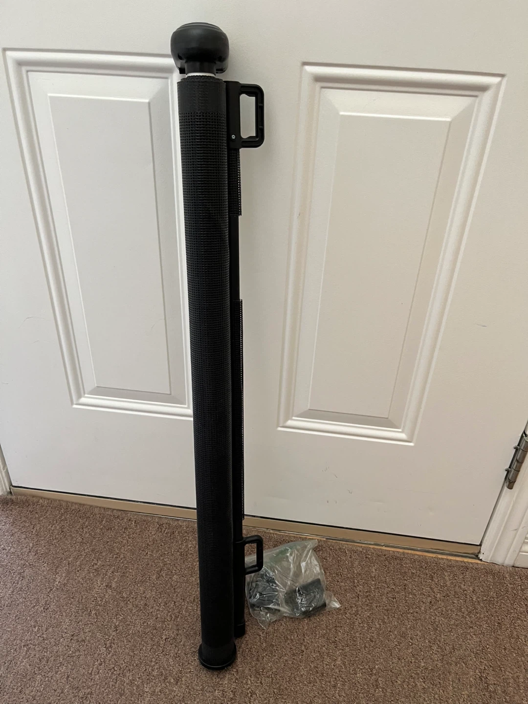 Black Portable Safety Gate