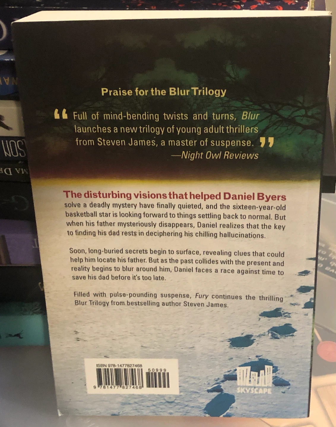 Fury by Steven James Paperback Book - photo 2