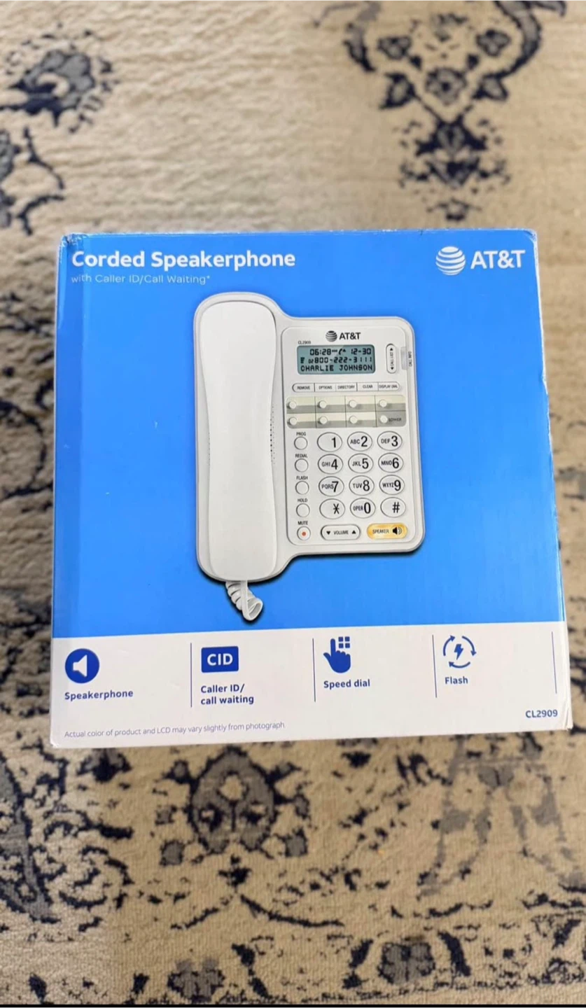 Brand new AT&T Corded Speakerphone with Caller ID