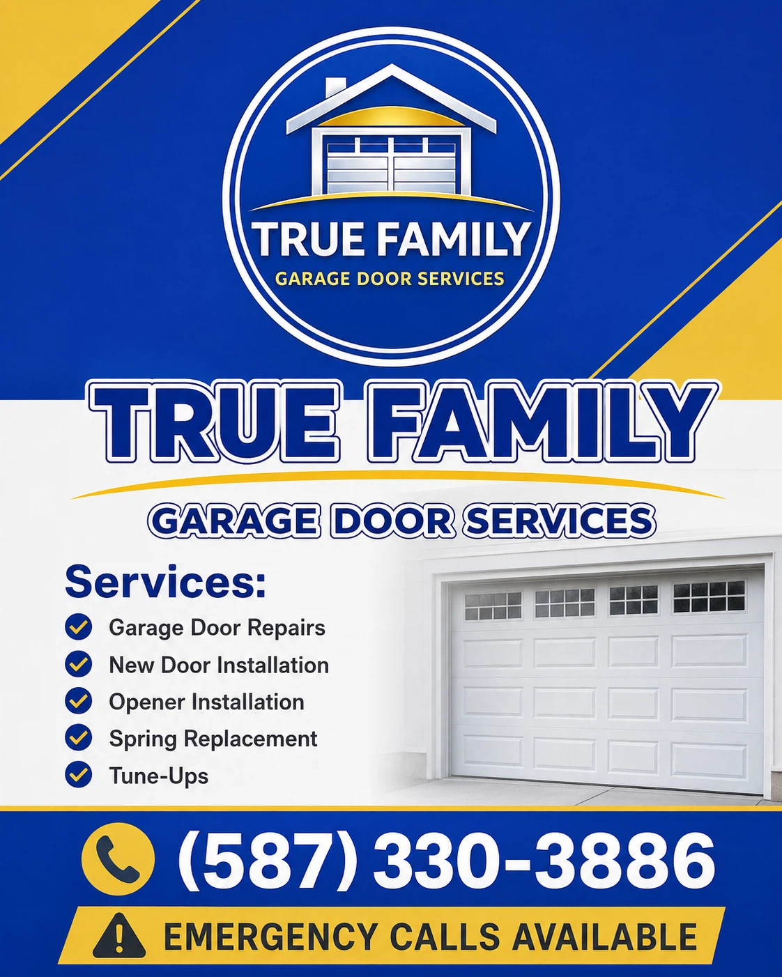 Garage Door Service and Repairs!