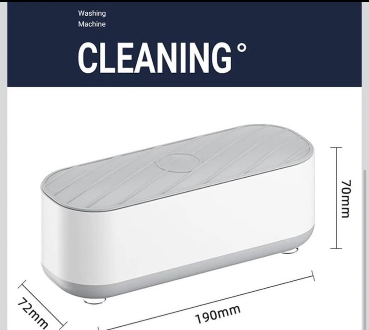 Brand New Portable Ultrasonic Cleaner for Glasses and Jewelry - photo 2