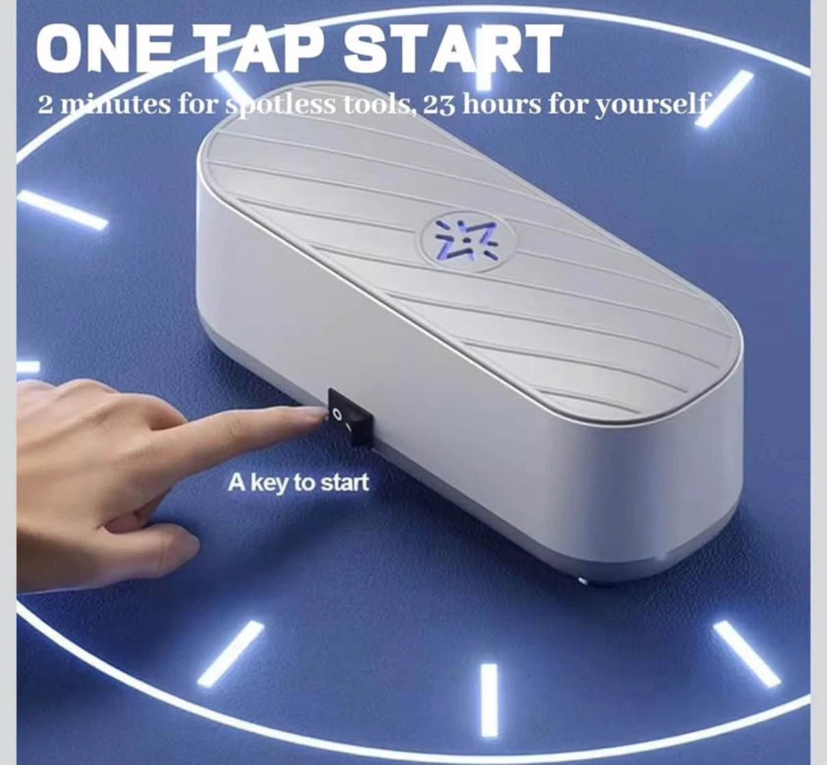 Brand New Portable Ultrasonic Cleaner for Glasses and Jewelry - photo 4