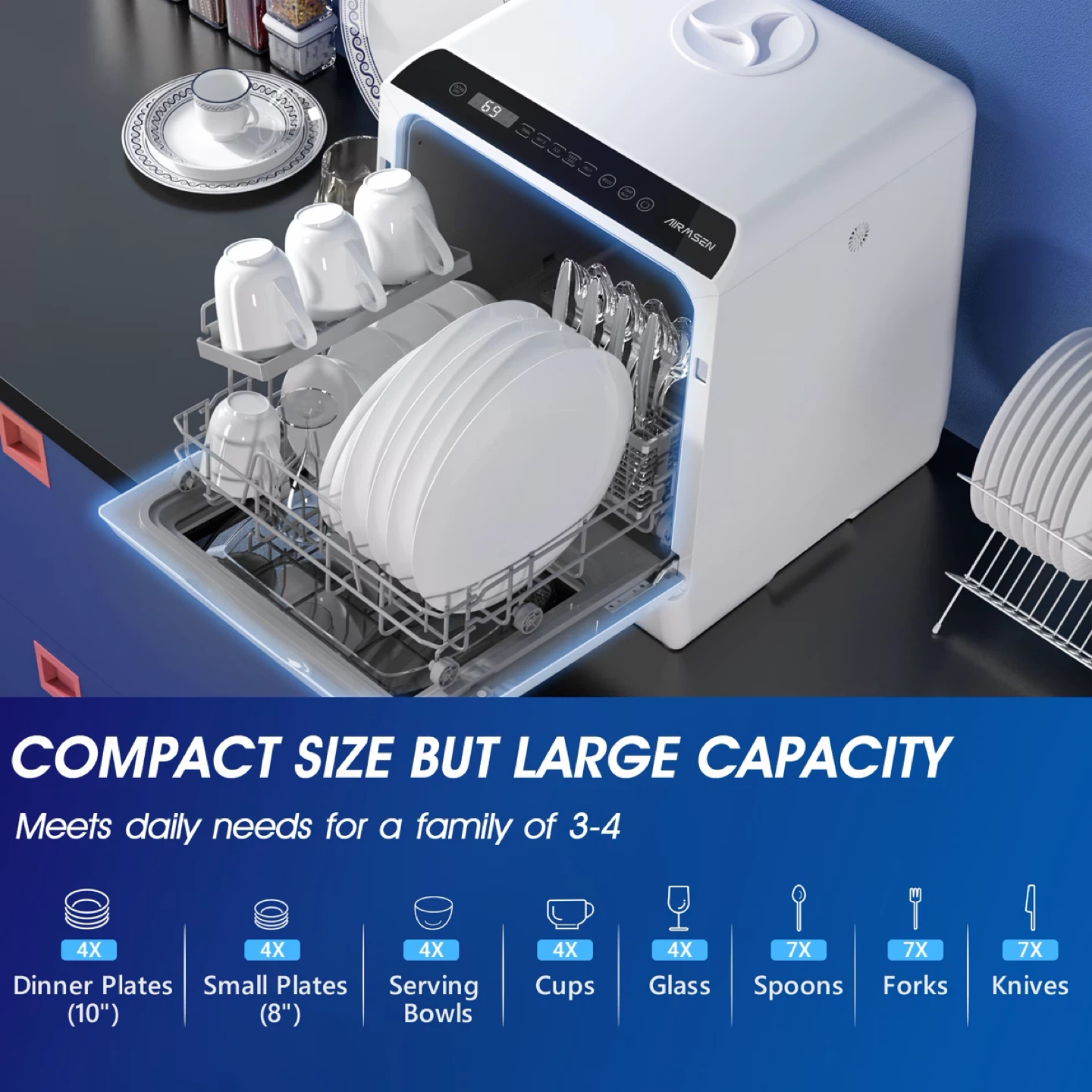 Airmate Countertop Dishwasher - brand new - photo 3