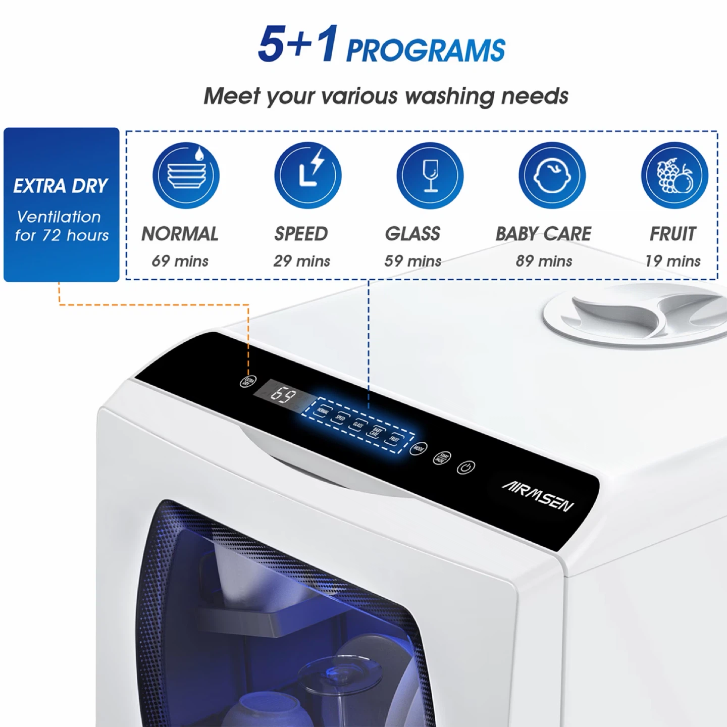 Airmate Countertop Dishwasher - brand new - photo 4
