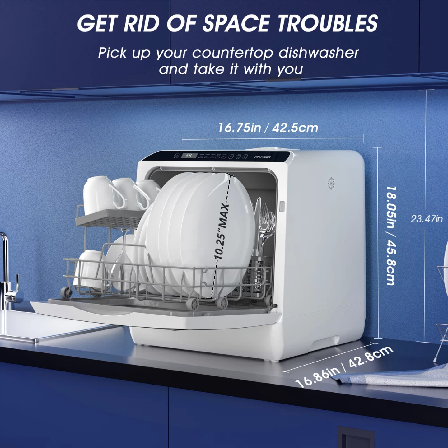 Airmate Countertop Dishwasher - brand new - photo 2