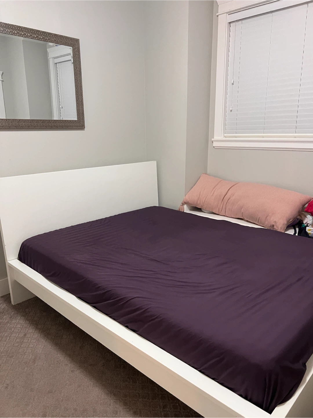 White Bedframe  mattress coffee tables dresser 3 seater sofa - photo 3