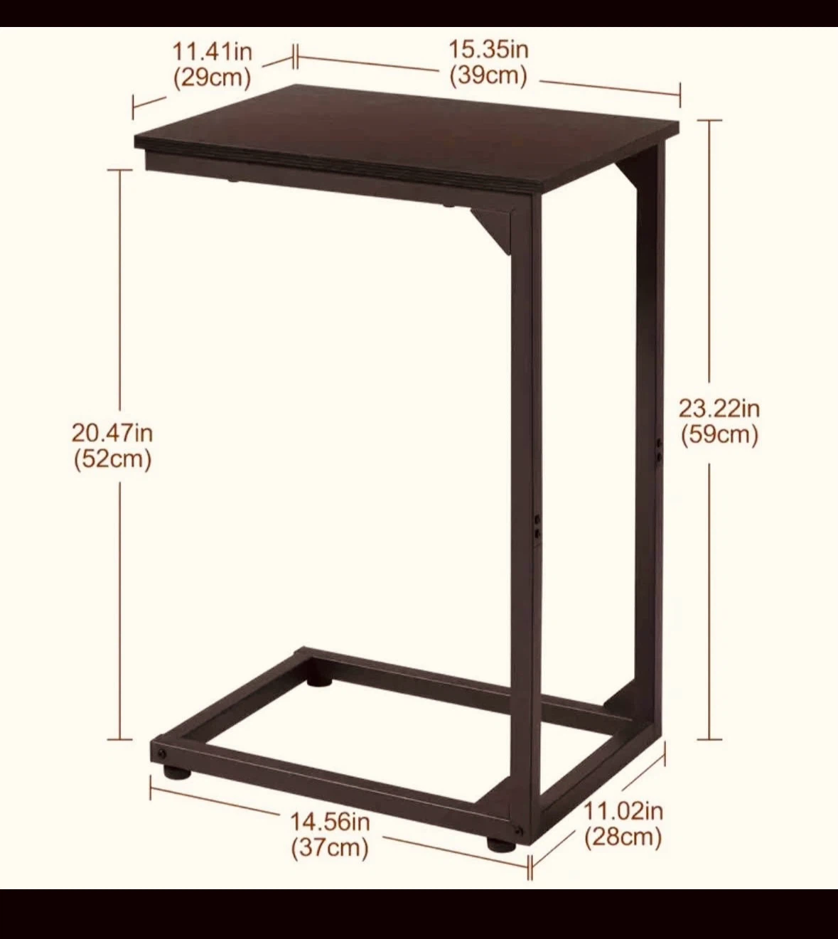C-Table Laptop Stand, End table, side table *NEW* - photo 4
