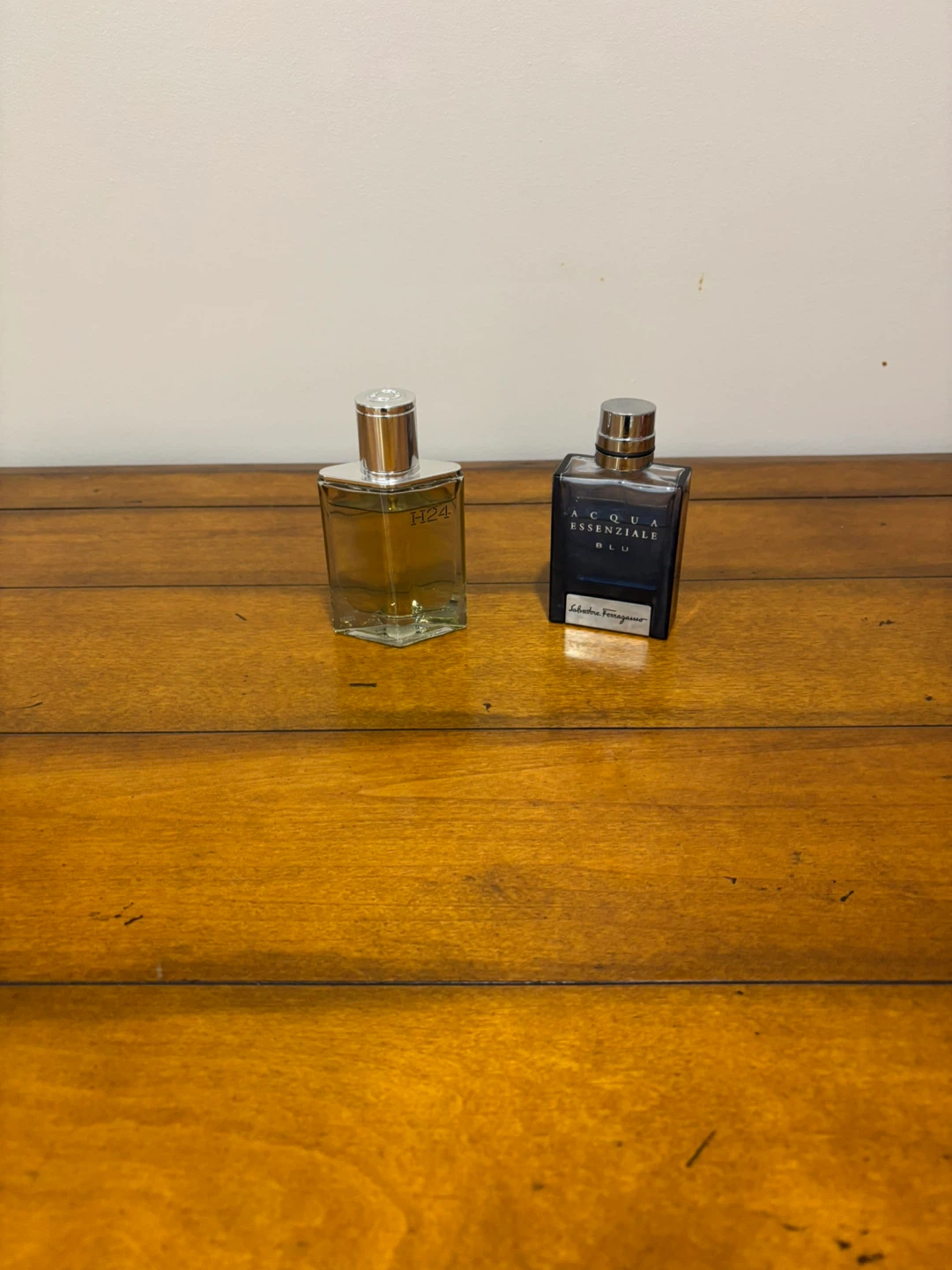 Hermès H24 & Salvatore Ferragamo Acqua Essenziale Blu