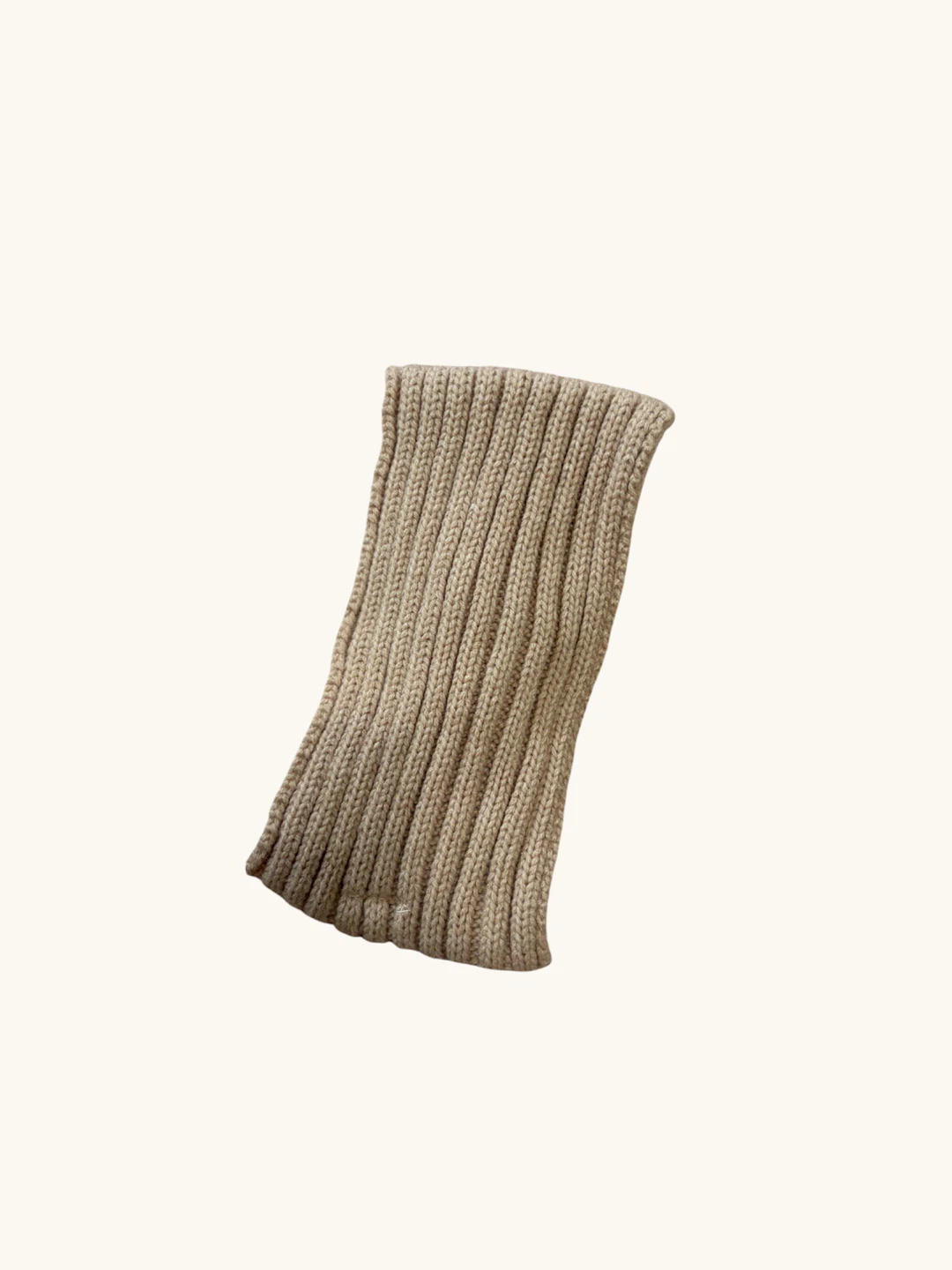 Beige Knit Headband with Rhinestones - photo 2