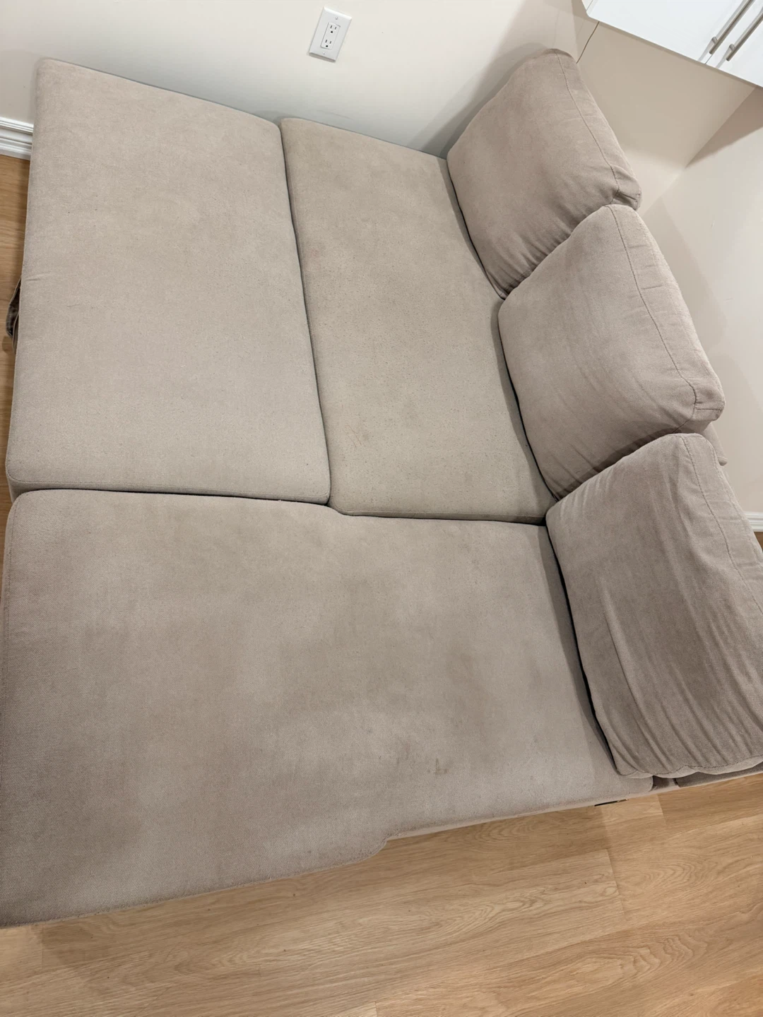 Sectional Pullout Sofa with Storage - photo 2