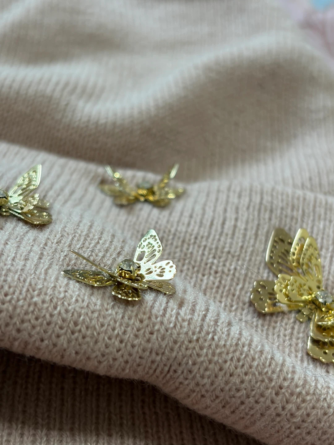 Beanie with Butterfly Embellishments - photo 2