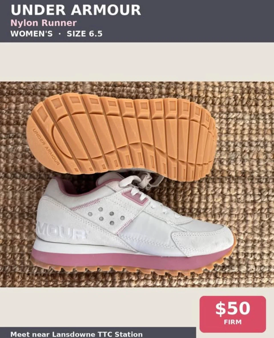 🚨 BRAND NEW UNDER ARMOUR NYLON RUNNER (WOMEN'S 6.5) 🚨