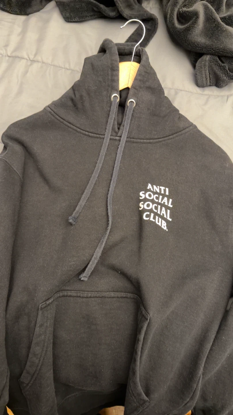 Anti Social Social Club Black Hoodie