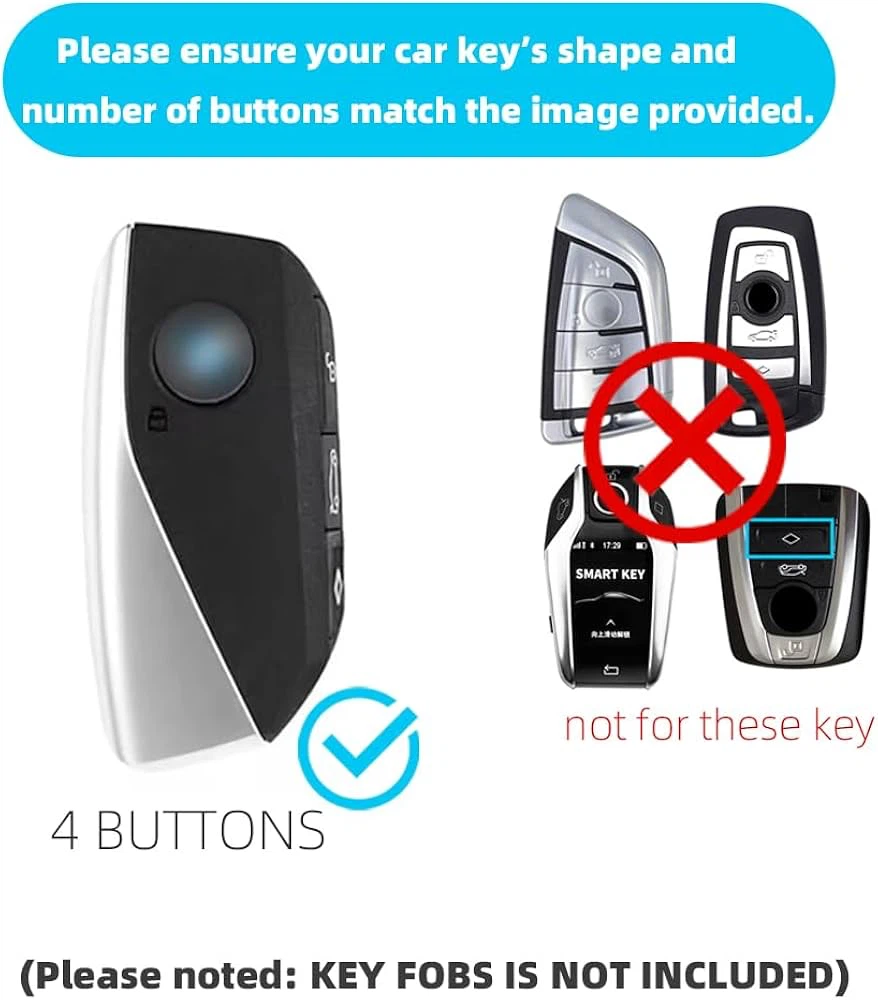 Gold Car Key Fob Case Cover BMW - photo 4
