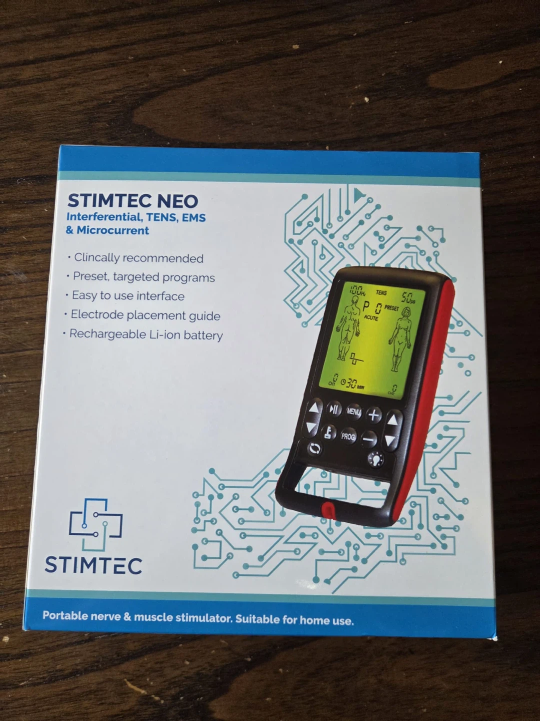 STIMTEC NEO Portable Nerve and Muscle Stimulator