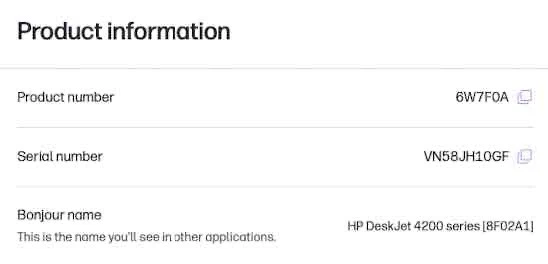 HP DeskJet 4200 Series Printer - photo 3