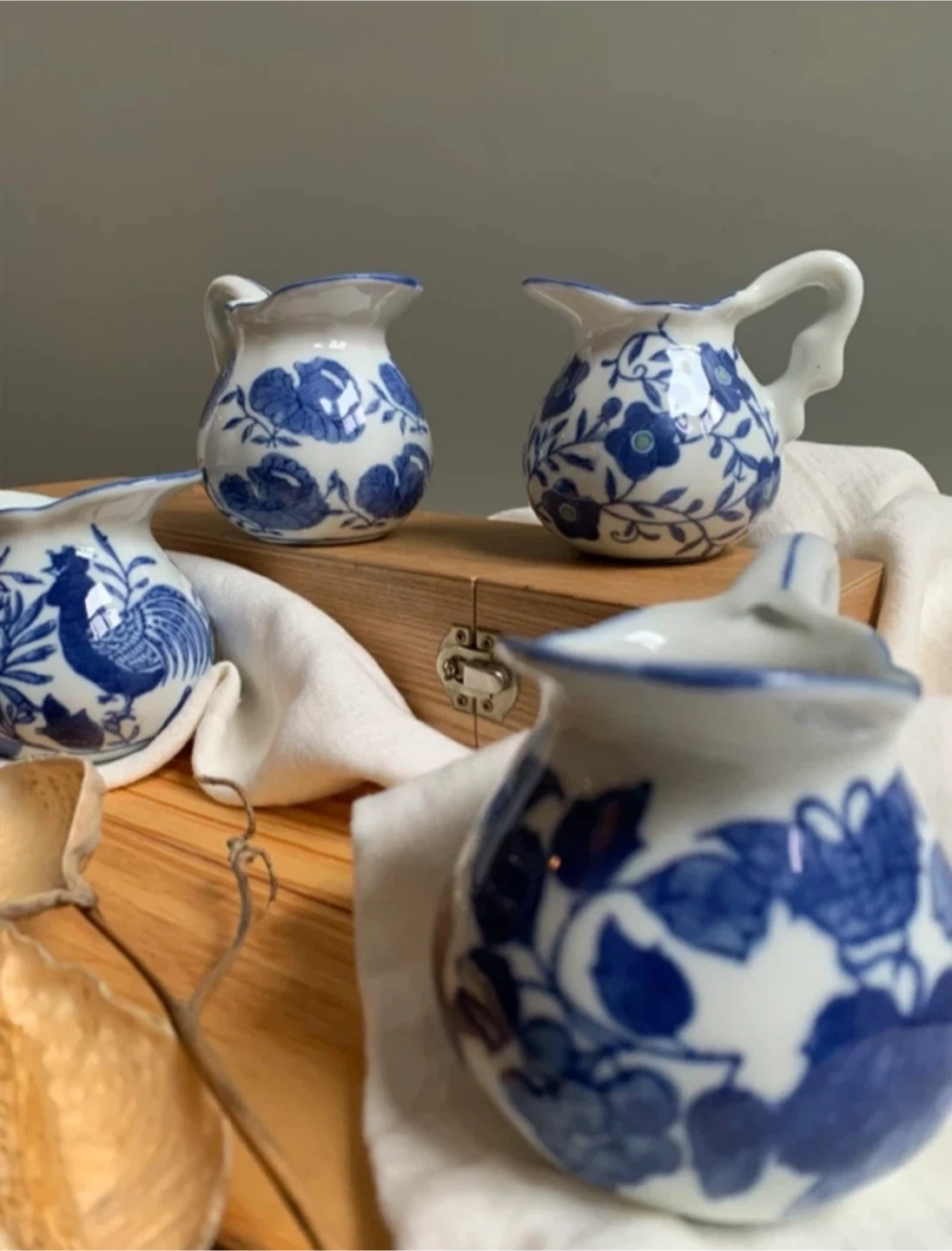Ceramic Pot Creamers-Set of 4 - photo 2
