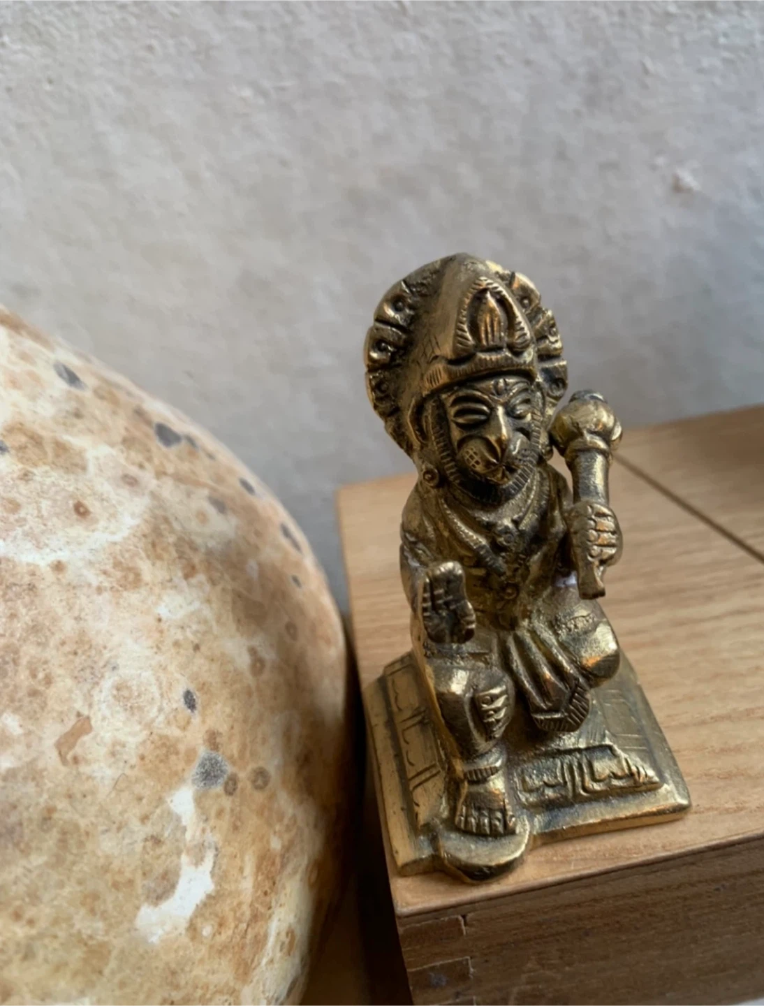 Brass Hanuman Statue - photo 2