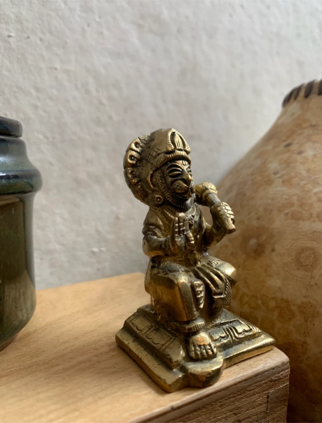 Brass Hanuman Statue - photo 3