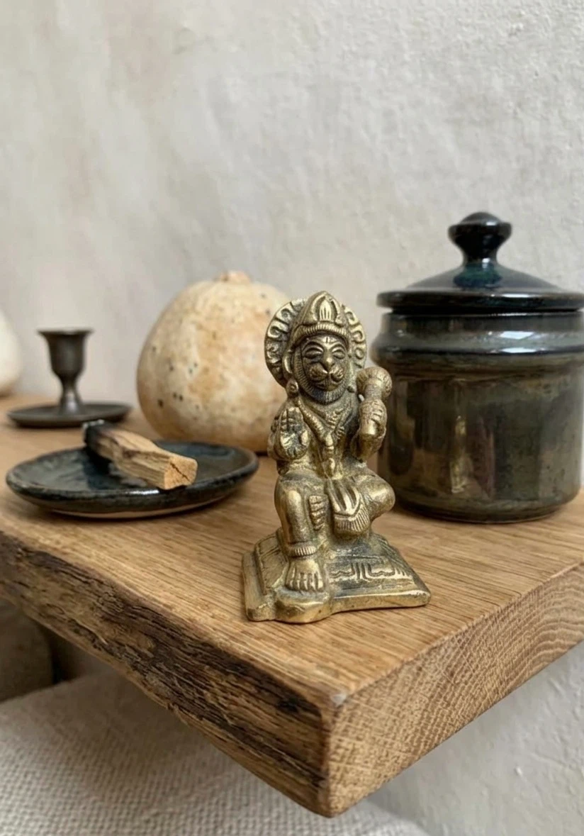 Brass Hanuman Statue - photo 4
