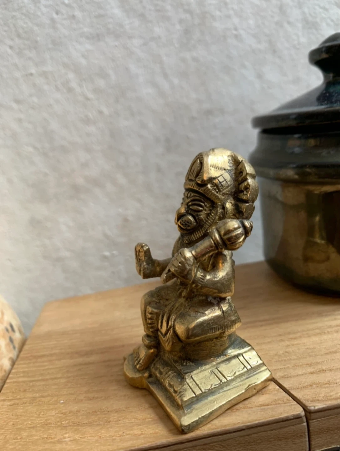Brass Hanuman Statue - photo 5