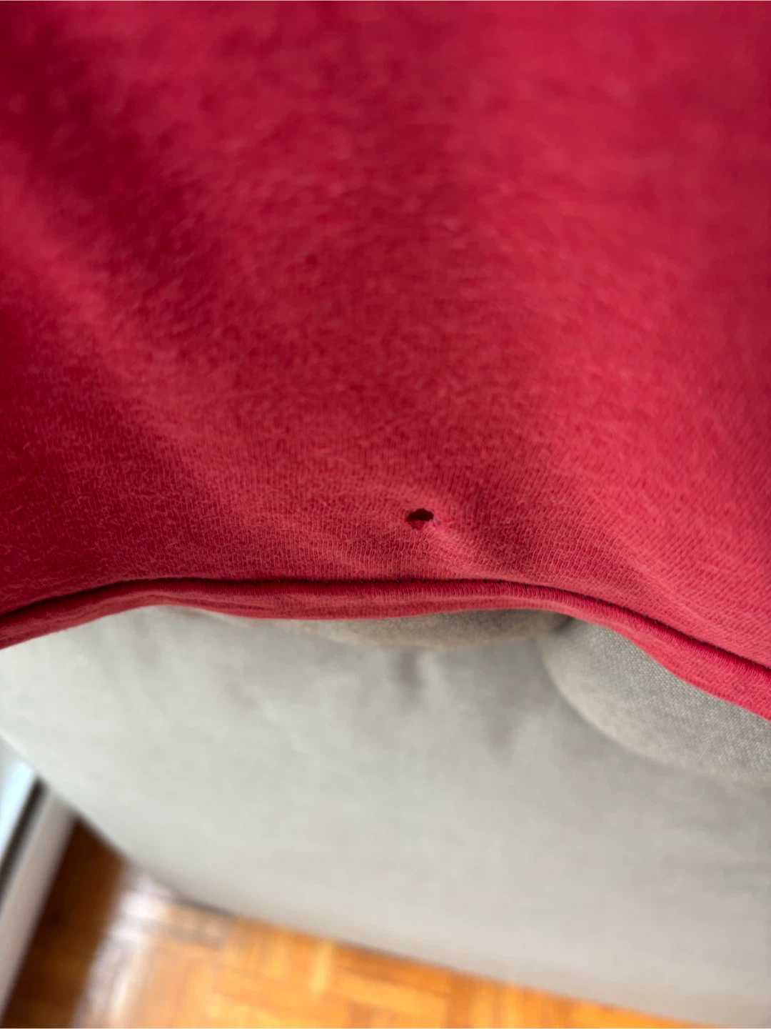 Jack & Jones distressed red vintage Red T-Shirt size L - photo 4