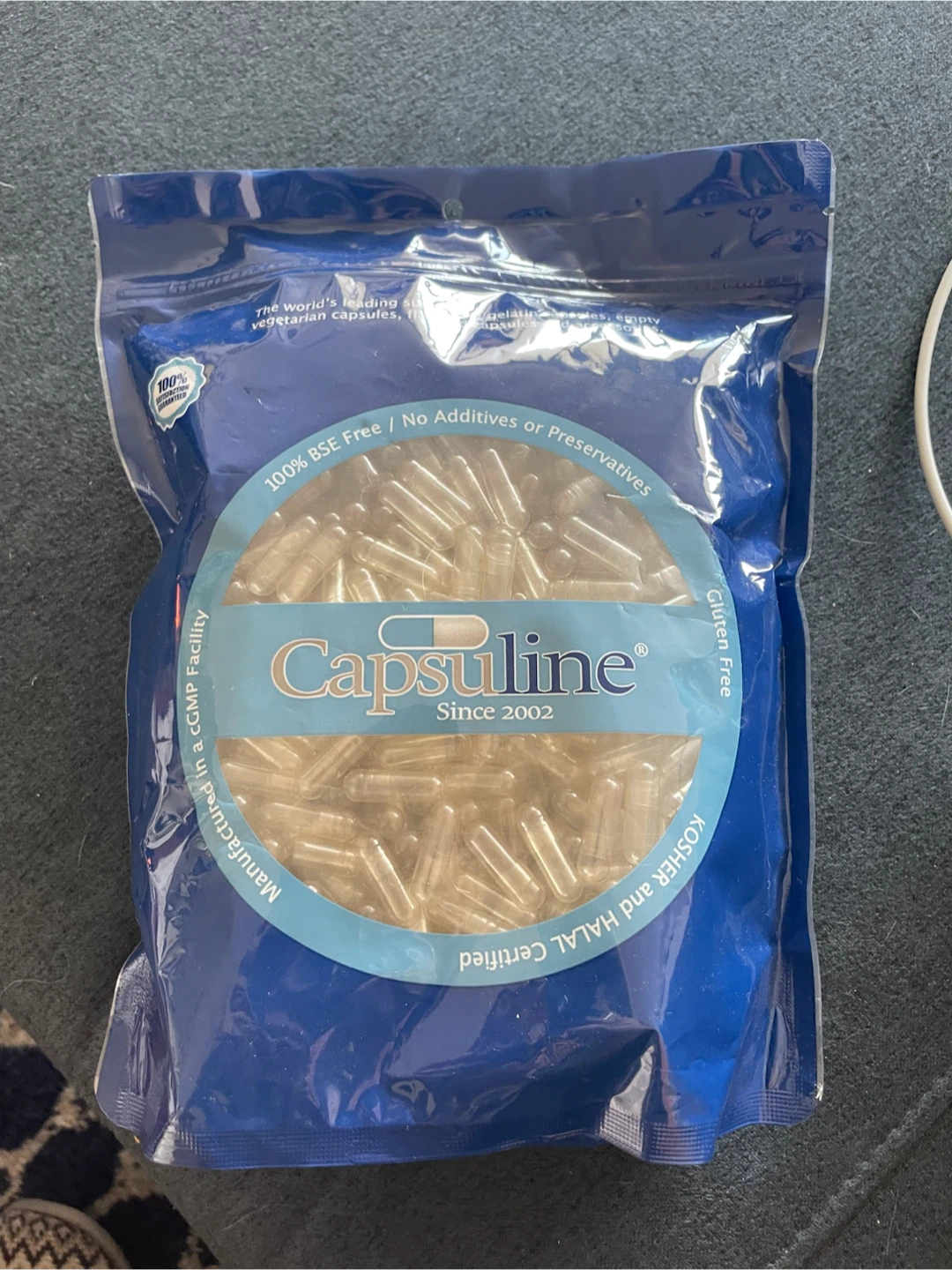 Capsuline Empty Gelatin Capsules Size 0