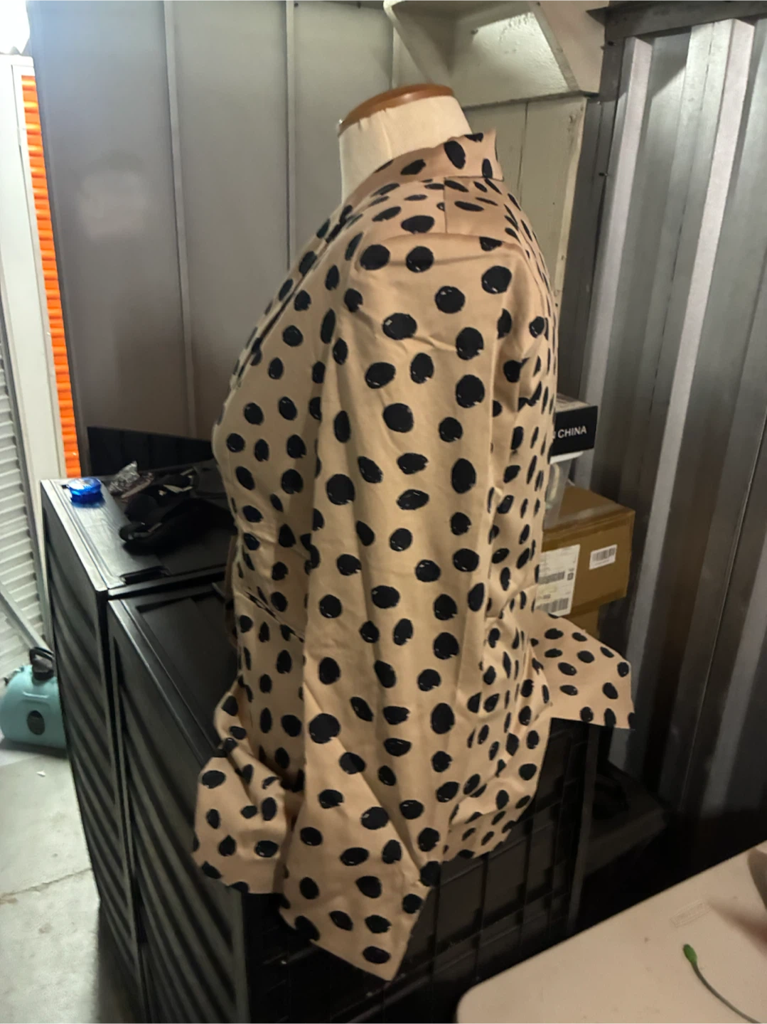 Women's Polka Dot Blazer