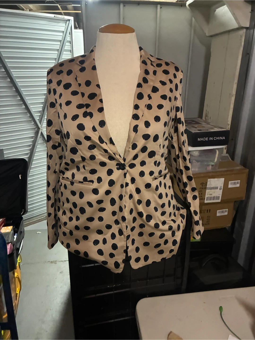 Women's Polka Dot Blazer - photo 4