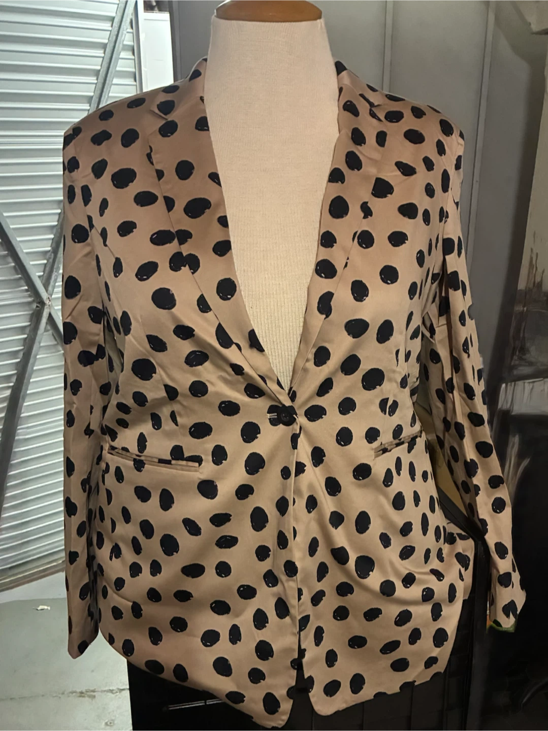 Women's Polka Dot Blazer - photo 5