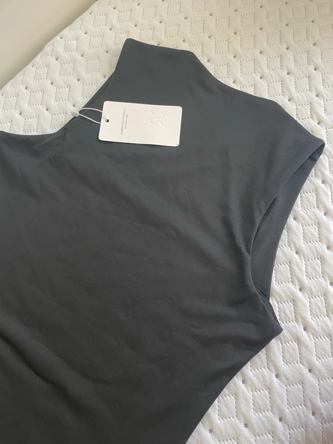 REORIA black square neck bodysuit size small - photo 3