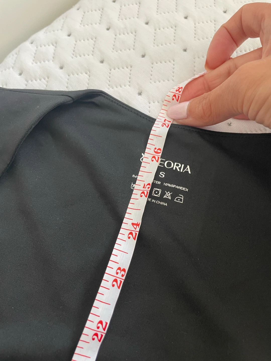 REORIA black square neck bodysuit size small - photo 5