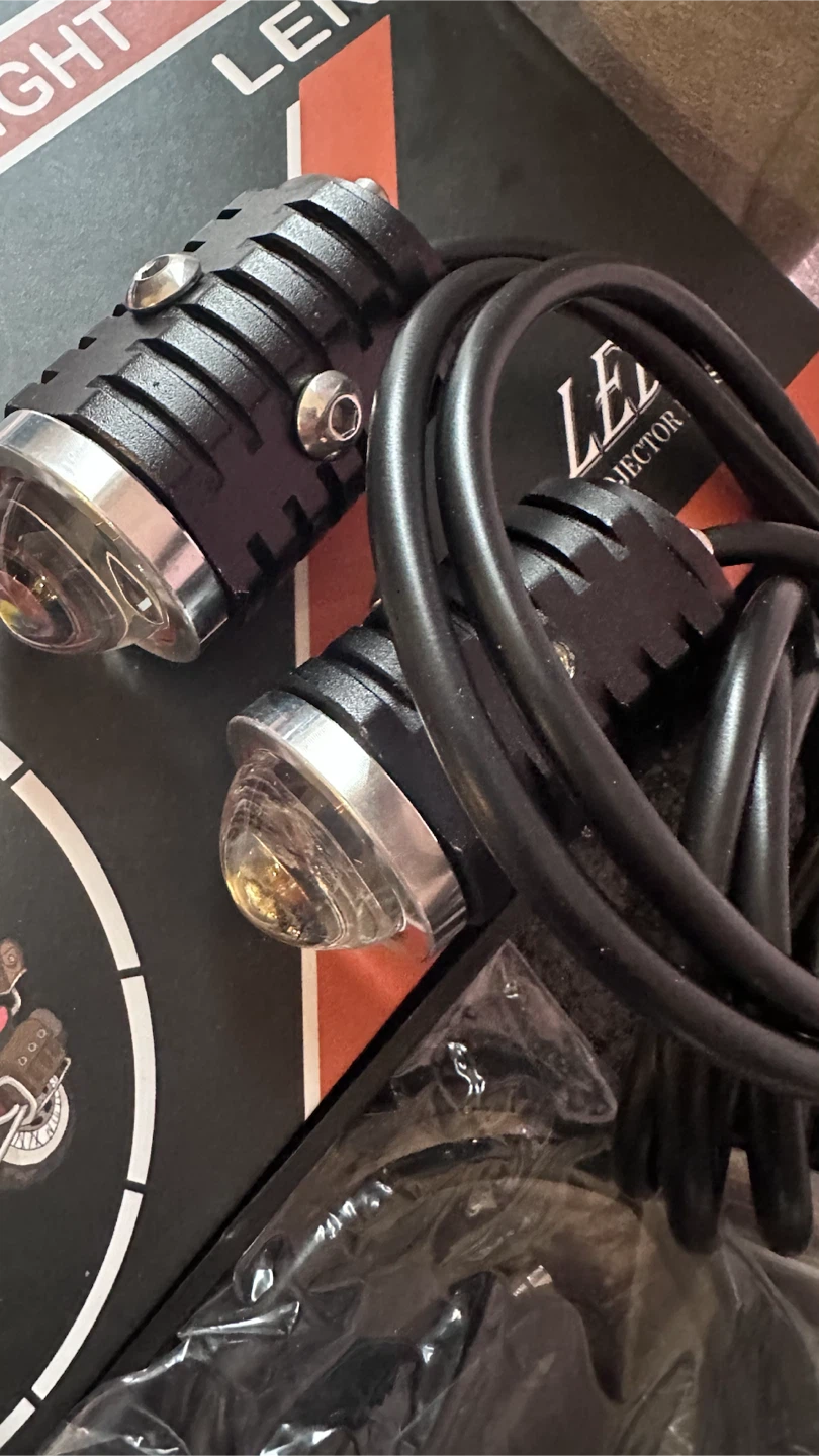 LED Motorcycle Spotlight Projector Eyes - photo 2