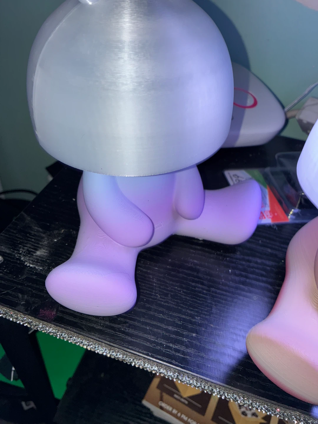 Cute Mushroom Lamp 3-D